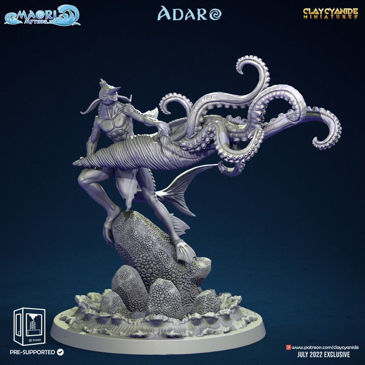 Adaro — Mythological Miniatures STL miniature by Clay Cyanide