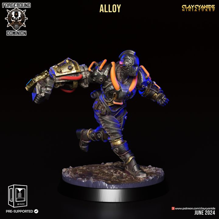 Alloy — Clay Cyanide Collection STL miniature by Clay Cyanide