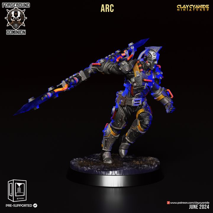 Arc — Clay Cyanide Collection STL miniature by Clay Cyanide