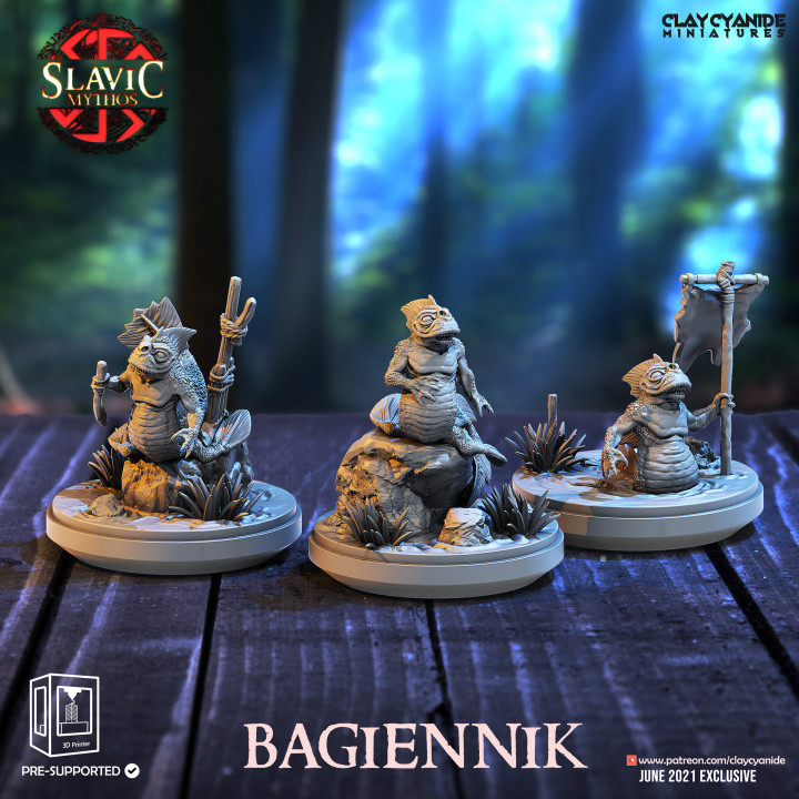 Bagiennik — Mythological Miniatures STL miniature by Clay Cyanide