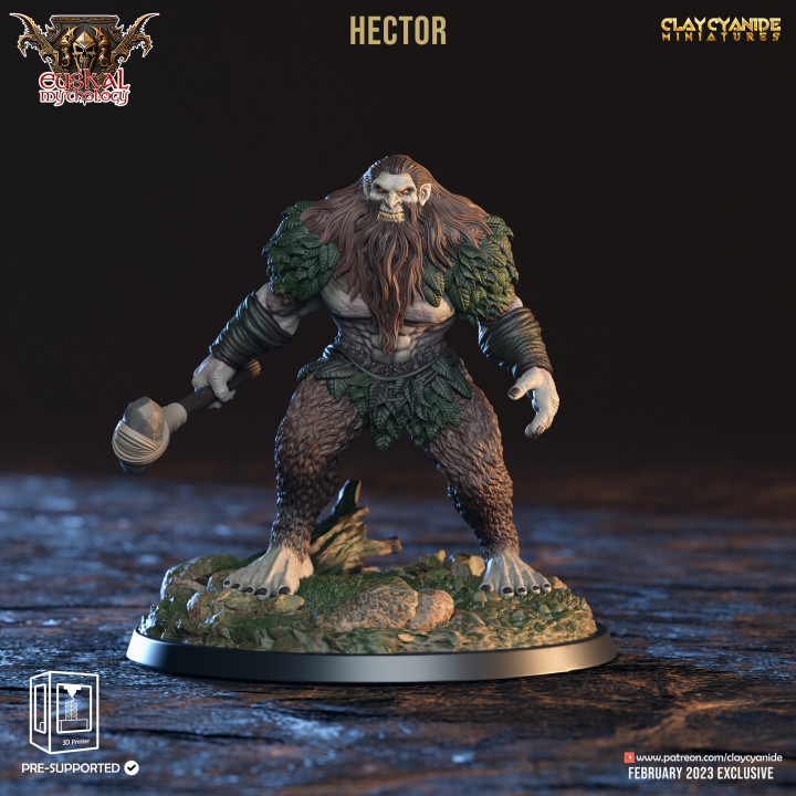 Basajaun — Mythological Miniatures STL miniature by Clay Cyanide