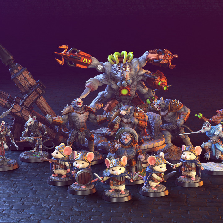 Baseco District — Terrain & Dungeon Props STL miniature by Clay Cyanide