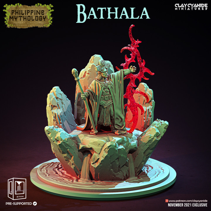 Bathala — Mythological Miniatures STL miniature by Clay Cyanide