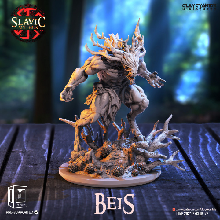Bies — Mythological Miniatures STL miniature by Clay Cyanide
