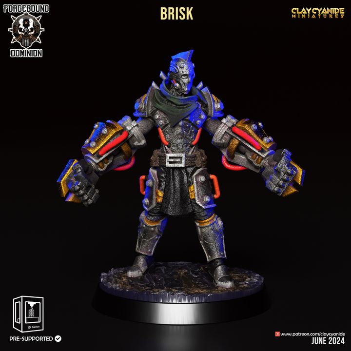 Brisk — Clay Cyanide Collection STL miniature by Clay Cyanide