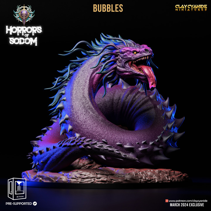 Bubbles — Clay Cyanide Collection STL miniature by Clay Cyanide