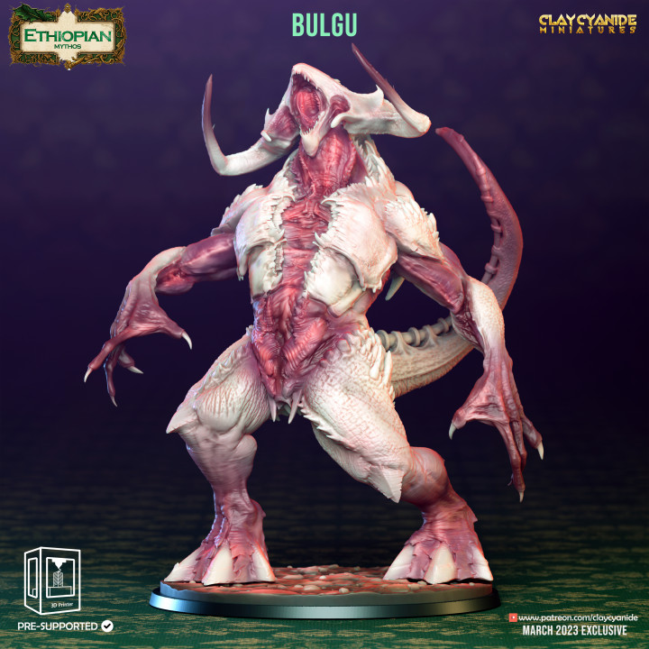 Bulgu — Mythological Miniatures STL miniature by Clay Cyanide