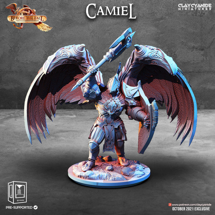 Camiel — Mythological Miniatures STL miniature by Clay Cyanide