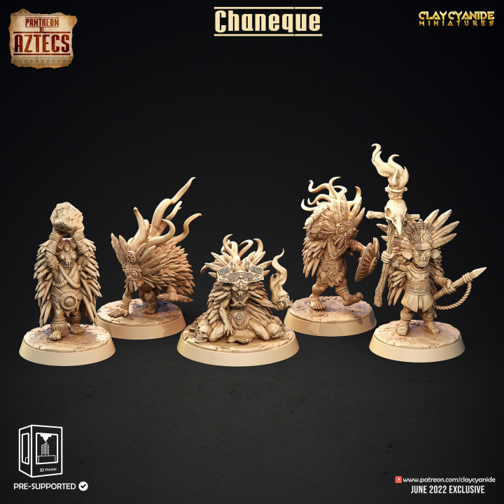Chaneque — Mythological Miniatures STL miniature by Clay Cyanide