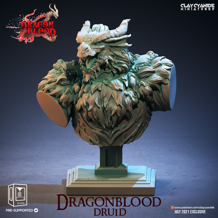 Dragonblood Druid Bust