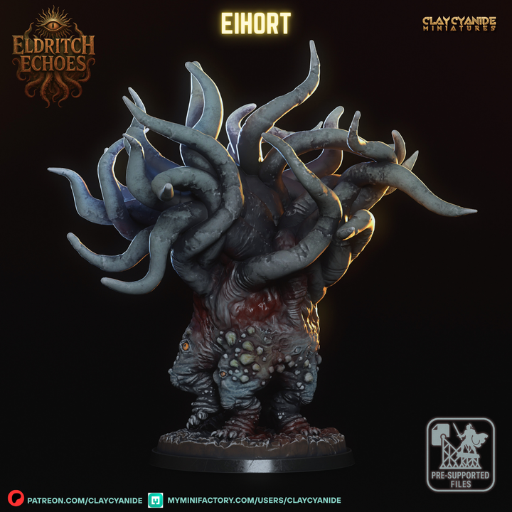 Eihort — Dark Fantasy Monsters STL miniature by Clay Cyanide
