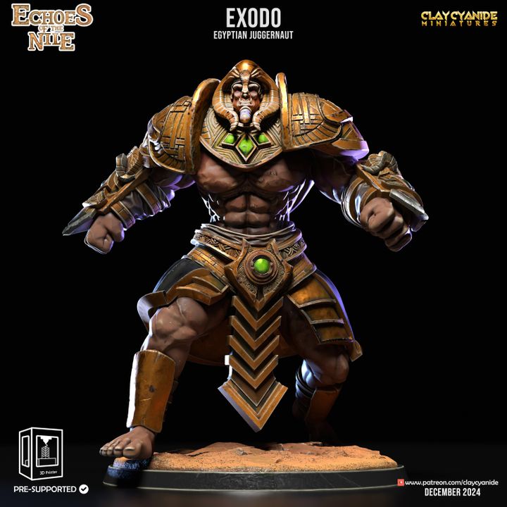 Exodo — Mythological Miniatures STL miniature by Clay Cyanide
