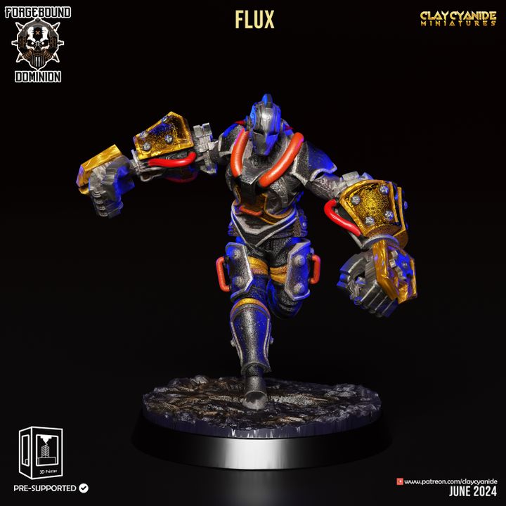 Flux — Clay Cyanide Collection STL miniature by Clay Cyanide