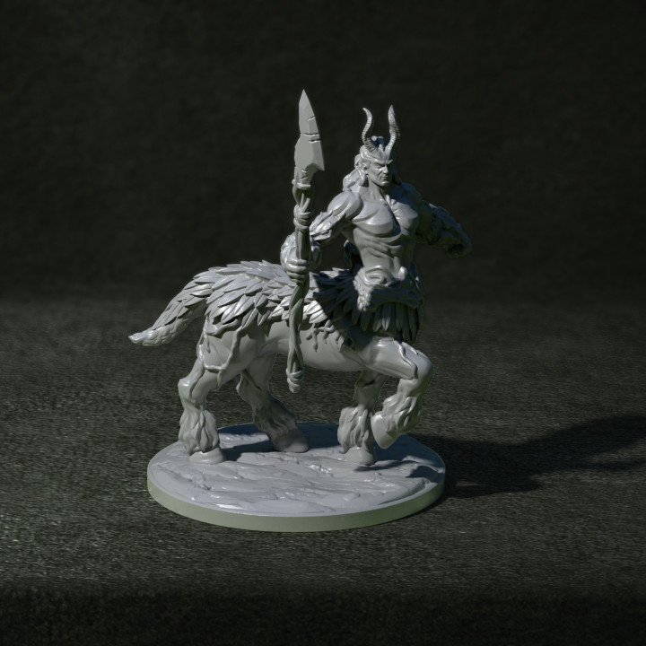 Forest Centaur — Mythological Miniatures STL miniature by Clay Cyanide