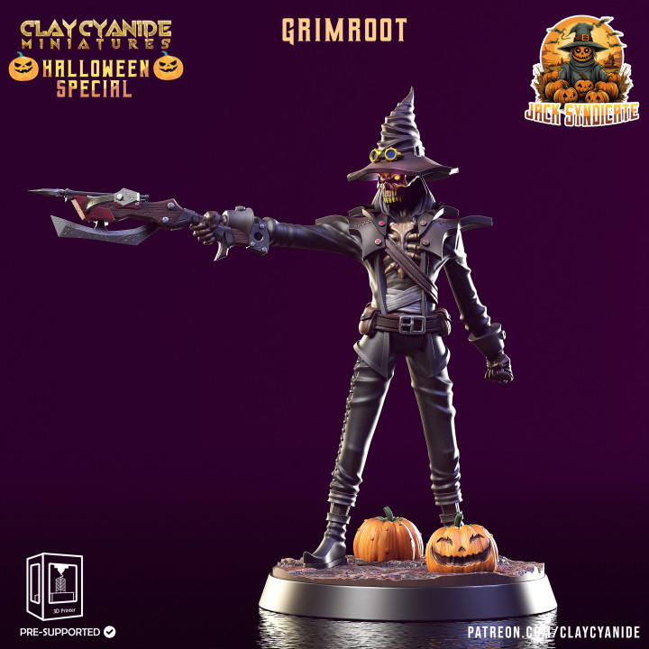 Grimroot — Dark Fantasy Monsters STL miniature by Clay Cyanide