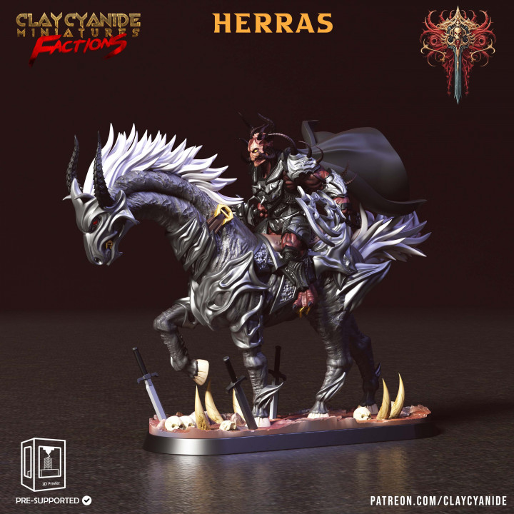 Herras — Clay Cyanide Collection STL miniature by Clay Cyanide