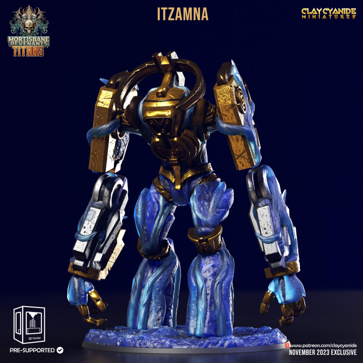 Itzamna — Mythological Miniatures STL miniature by Clay Cyanide