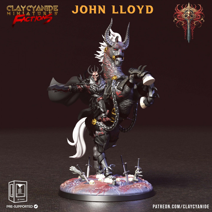 John Lloyd — Clay Cyanide Collection STL miniature by Clay Cyanide