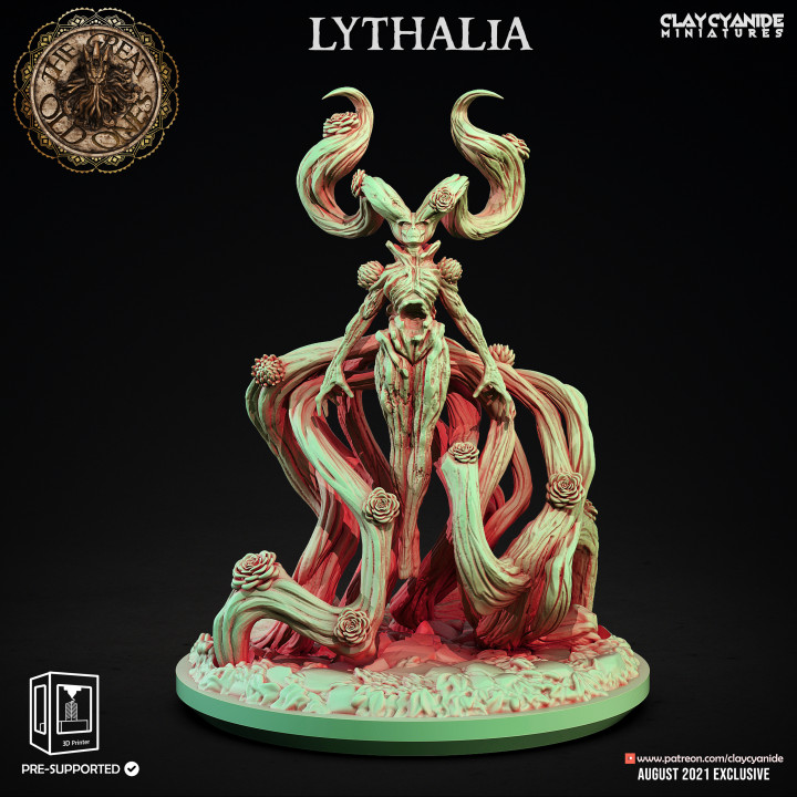 Lythalia — Fantasy Heroes & Champions STL miniature by Clay Cyanide