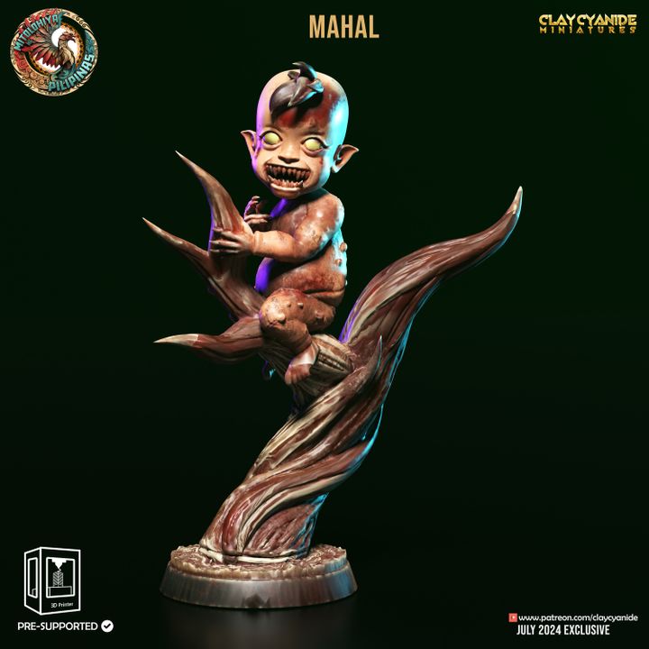 Mahal — Clay Cyanide Collection STL miniature by Clay Cyanide