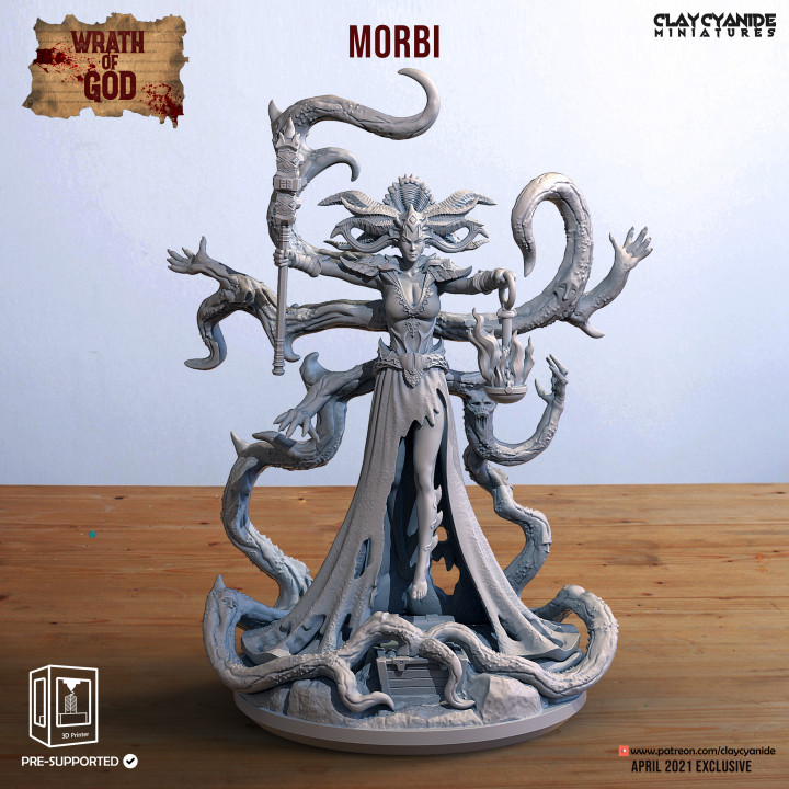 Morbi — Dark Fantasy Monsters STL miniature by Clay Cyanide