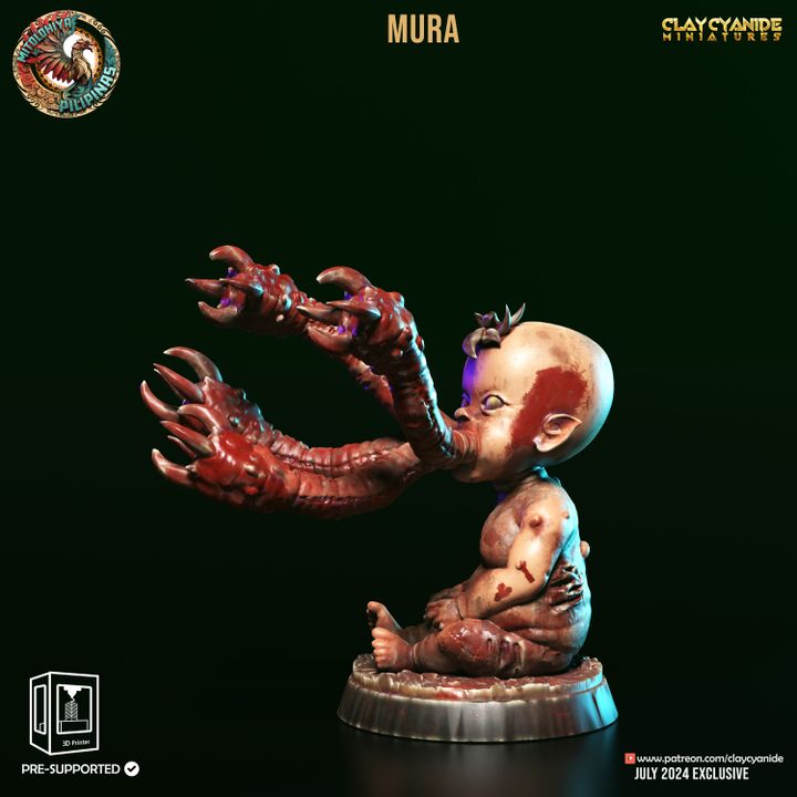 Mura — Clay Cyanide Collection STL miniature by Clay Cyanide