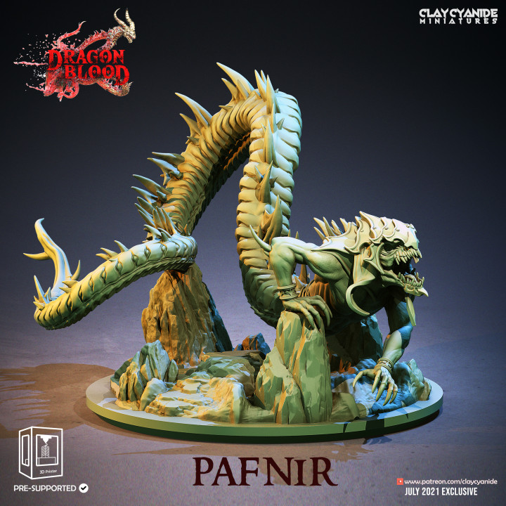 Pafnir — Dragon Miniatures STL miniature by Clay Cyanide