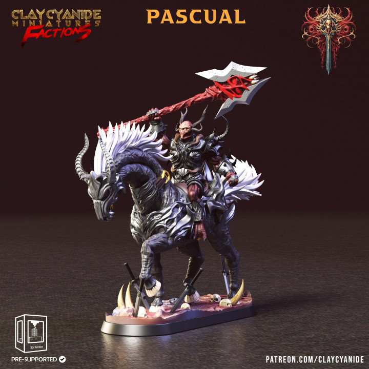 Pascual — Clay Cyanide Collection STL miniature by Clay Cyanide