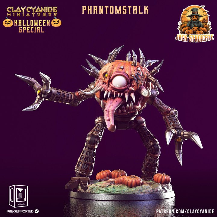 Phantomstalk — Undead & Necromancy STL miniature by Clay Cyanide
