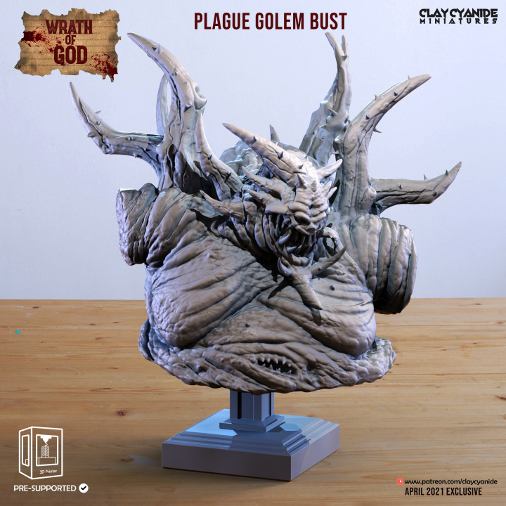Plague Golem Bust
