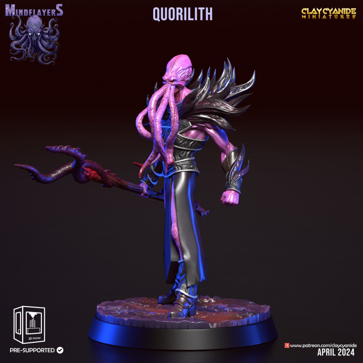 Quorilith — Dark Fantasy Monsters STL miniature by Clay Cyanide