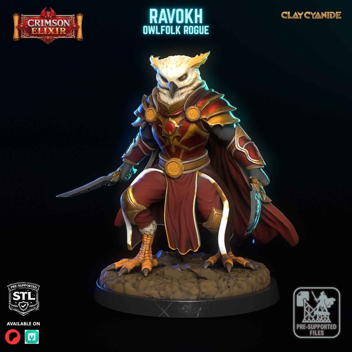 Ravokh — Clay Cyanide Collection STL miniature by Clay Cyanide