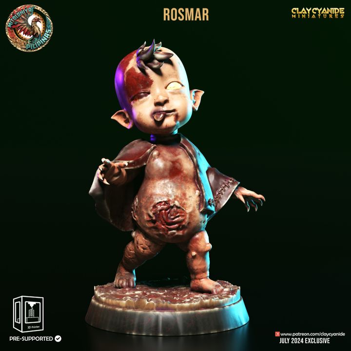 Rosmar — Clay Cyanide Collection STL miniature by Clay Cyanide