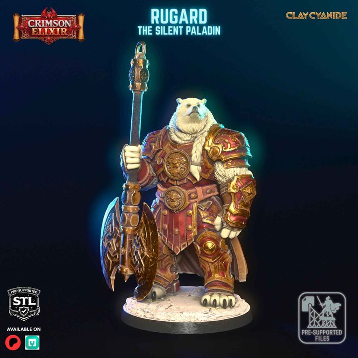 Rugard — Clay Cyanide Collection STL miniature by Clay Cyanide