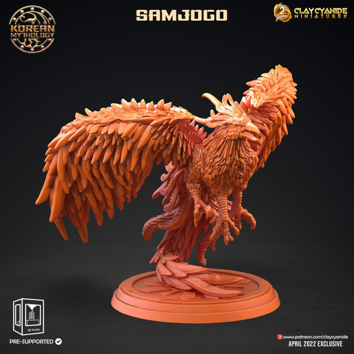 Samjogo — Mythological Miniatures STL miniature by Clay Cyanide
