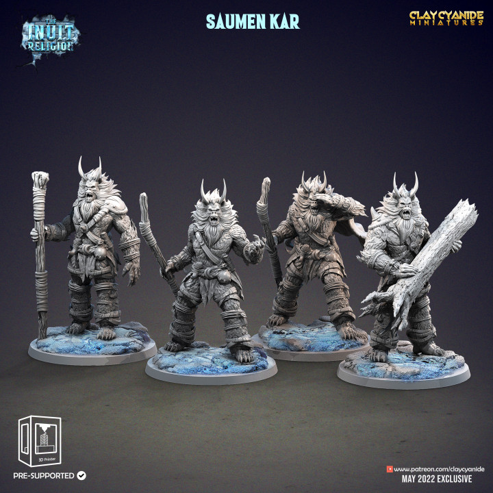 Saumen Kar — Mythological Miniatures STL miniature by Clay Cyanide