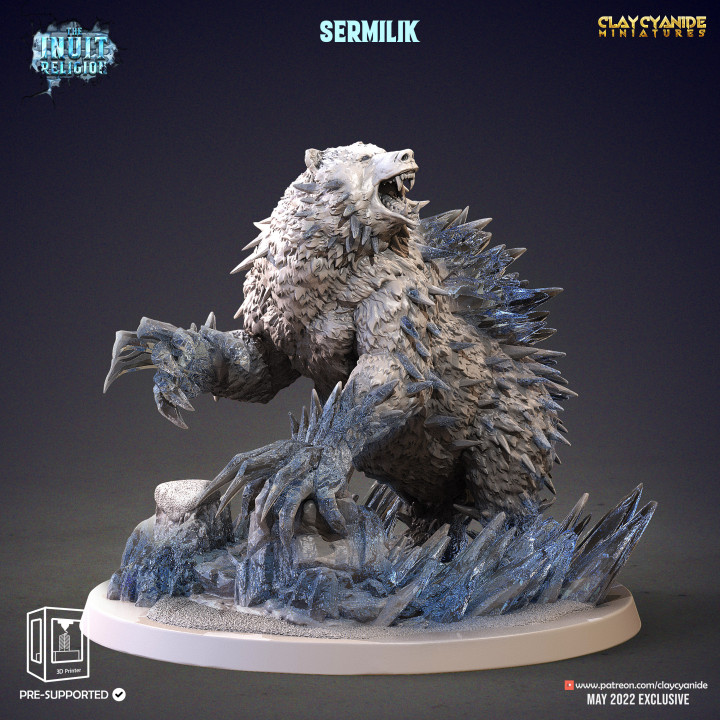 Sermilik — Mythological Miniatures STL miniature by Clay Cyanide