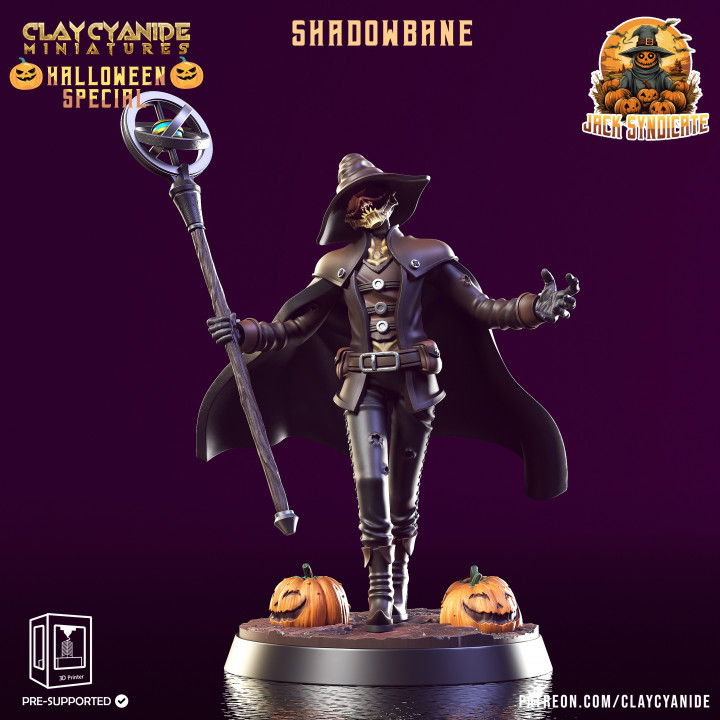 Shadowbane — Fantasy Heroes & Champions STL miniature by Clay Cyanide