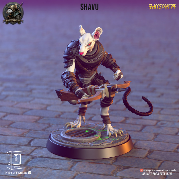 Shavu — Mythological Miniatures STL miniature by Clay Cyanide