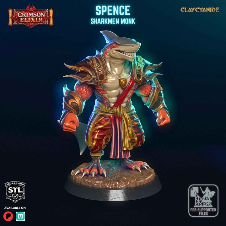 Spence — Clay Cyanide Collection STL miniature by Clay Cyanide