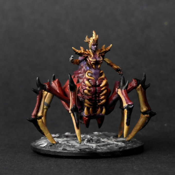 Spider Queen — Dark Fantasy Monsters STL miniature by Clay Cyanide