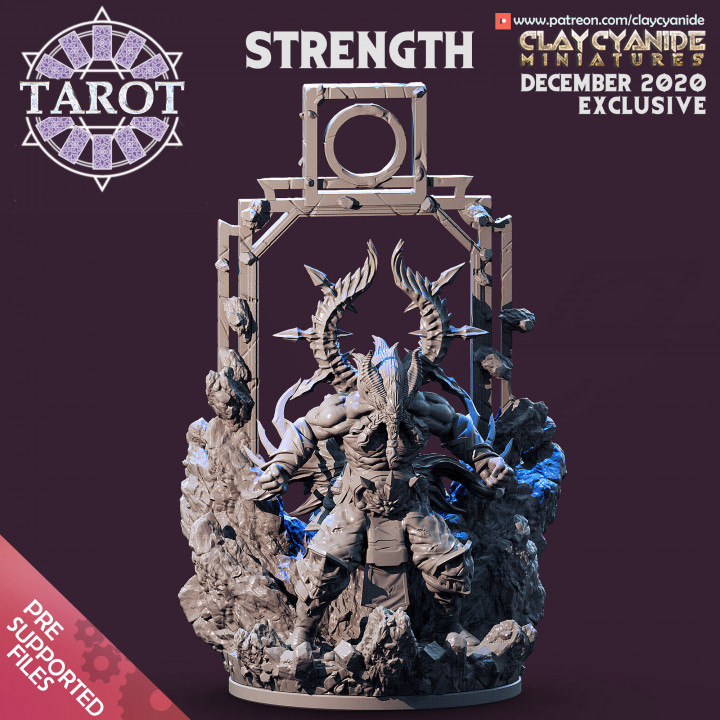 Strength — Mythological Miniatures STL miniature by Clay Cyanide