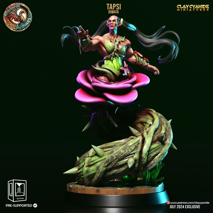 Tapsi — Clay Cyanide Collection STL miniature by Clay Cyanide