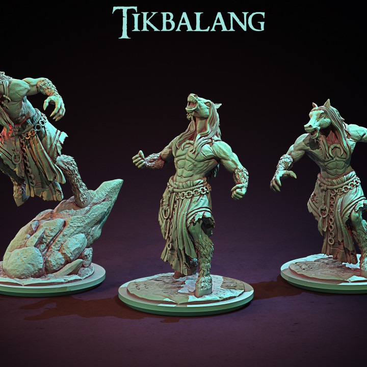 Tikbalang — Mythological Miniatures STL miniature by Clay Cyanide