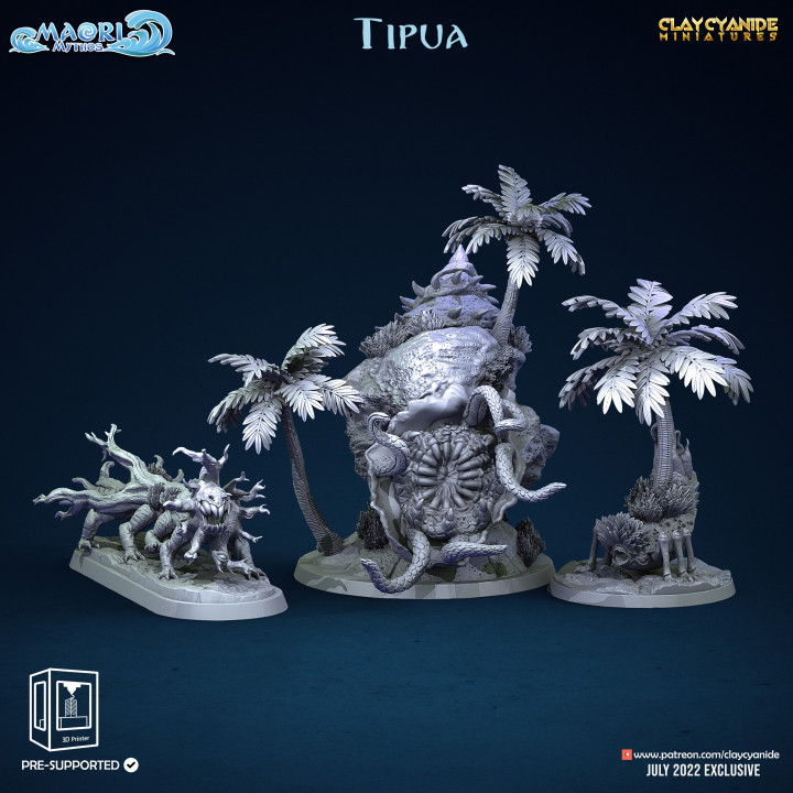 Tipua — Mythological Miniatures STL miniature by Clay Cyanide