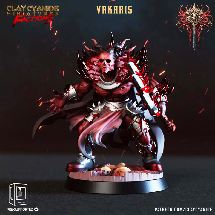Vakaris — Clay Cyanide Collection STL miniature by Clay Cyanide