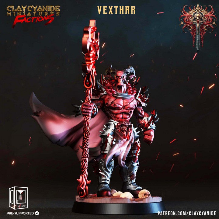Vexthar — Clay Cyanide Collection STL miniature by Clay Cyanide