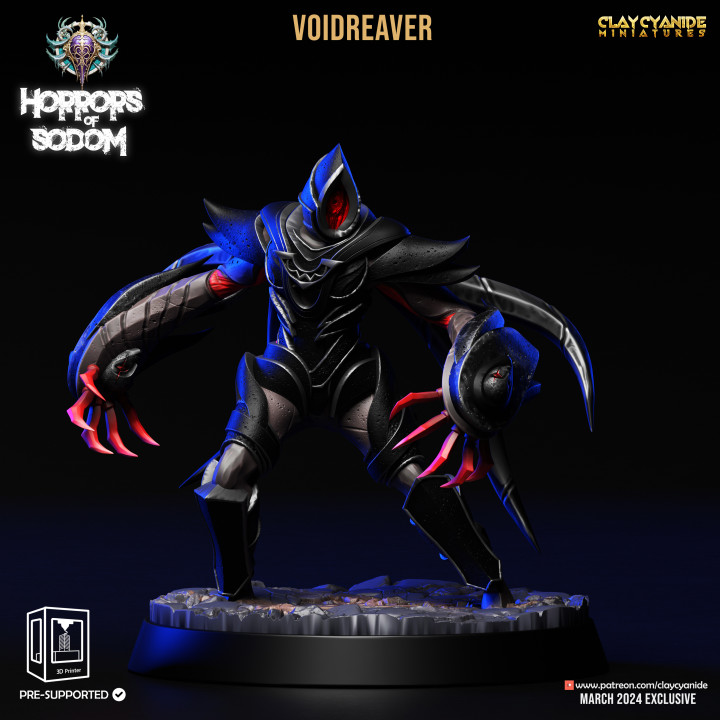 Voidreaver — Dark Fantasy Monsters STL miniature by Clay Cyanide