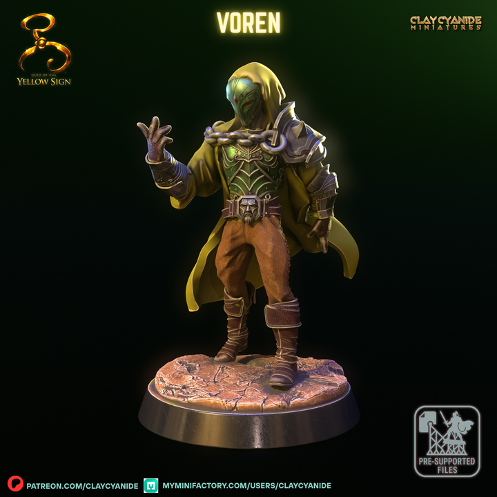 VOREN — Fantasy Heroes & Champions STL miniature by Clay Cyanide