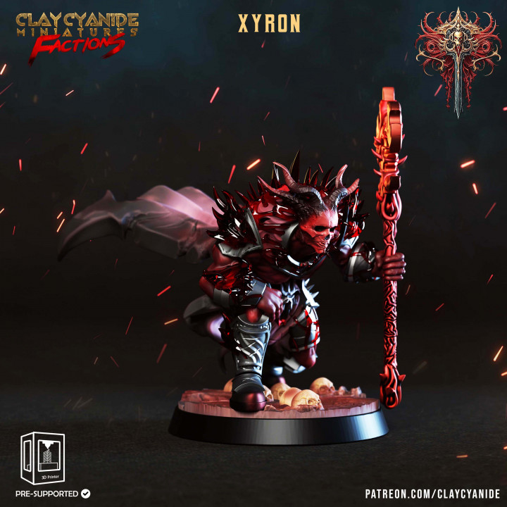 Xyron — Clay Cyanide Collection STL miniature by Clay Cyanide